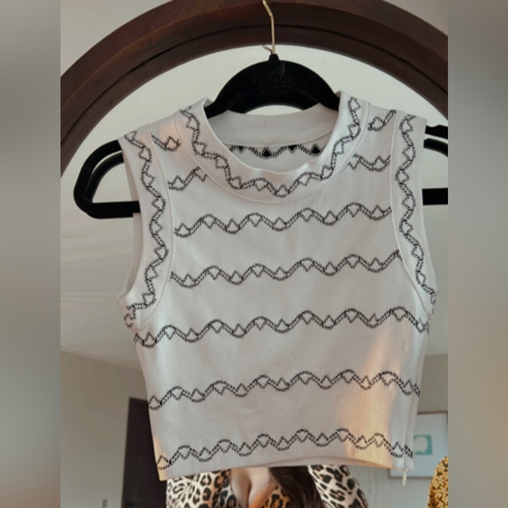 ALAIA White crop top size 36